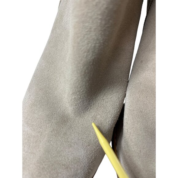 Nine West Birds Tan Suede Upper Ankle Bootie Western Pointed Toe Size 9.5 M - Picture 14 of 16